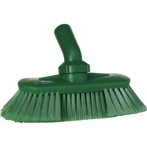 Perie ajustabila cu dispersie de apa 240 mm, peri moi/despicati, verde - Vikan