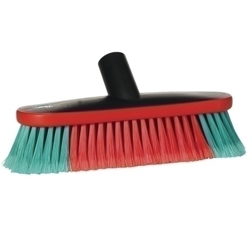 Perie auto cu distributie apa 370 mm, peri moi/despicati, neagra - Vikan