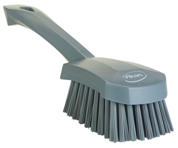 Perie cu maner scurt, peri duri, 270 mm, roz - Vikan gri 