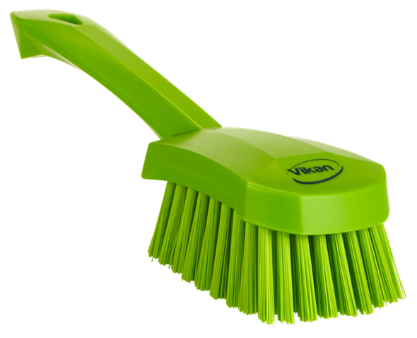Perie cu maner scurt, peri duri, 270 mm, roz - Vikan lime 