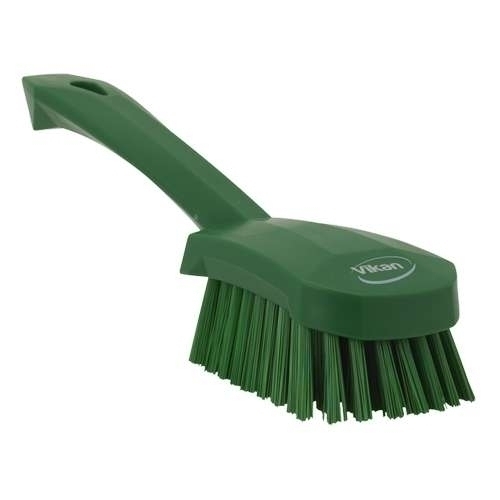 Perie cu maner scurt, peri duri, 270 mm, roz - Vikan verde 