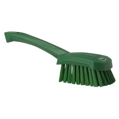 Perie cu maner scurt, peri medii, 270 mm, verde - Vikan