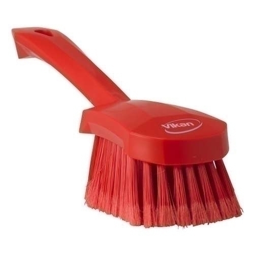 Perie cu maner scurt, peri moi/despicati, 270 mm, verde - Vikan rosu 