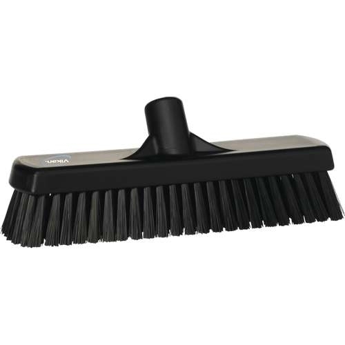 Perie curatare pereti si podele, 305 mm, peri duri, roz - Vikan negru 