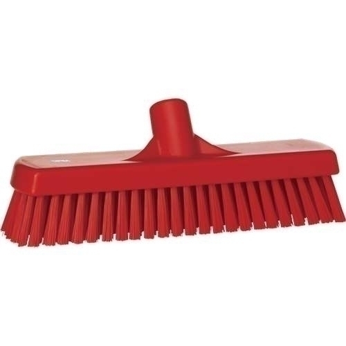 Perie curatare pereti si podele, 305 mm, peri duri, roz - Vikan rosu 