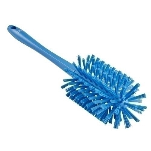Perie curatare tevi Ultra Hygiene Ø90 mm, peri medii/duri, albastra - Vikan
