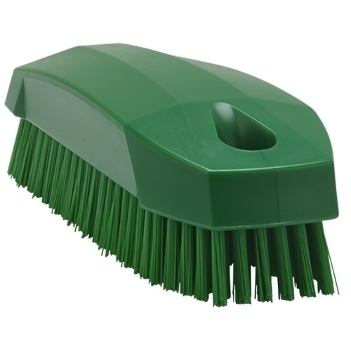 Perie de mana/unghii S 130 mm,peri duri, roz - Vikan verde 