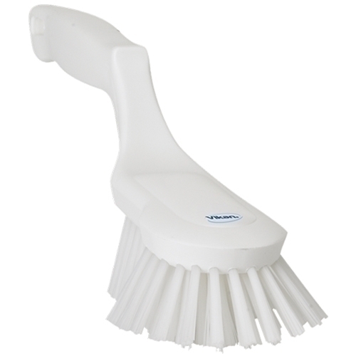 Perie de mana ergonomica, peri duri, 330 mm, rosie - Vikan alb 
