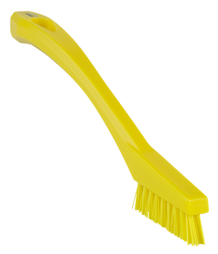 Perie ingusta cu peri extra-duri, 205 mm, verde - Vikan galben 