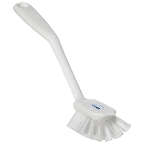 Perie pentru curatat vesela 280 mm, peri medii, roz - Vikan alb 