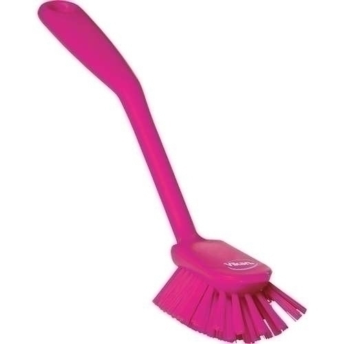 Perie pentru curatat vesela 280 mm, peri medii, roz - Vikan
