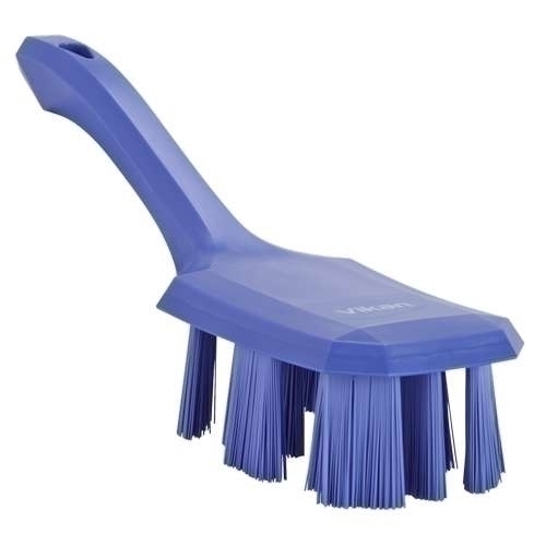 Perie UST cu maner scurt si peri duri 260 mm. roz - Vikan violet 