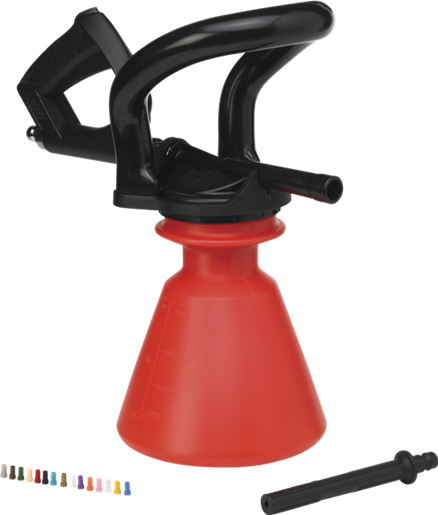 Pulverizator ergonomic cu jet spuma 2.5 L, verde - Vikan rosu 
