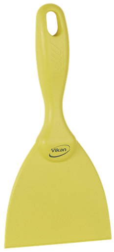 Scraper 102 mm, metal detectabil, verde - Vikan galben 
