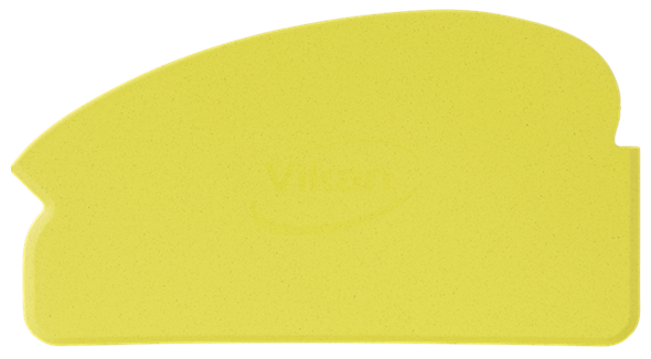 Scraper flexibil 165 mm, metal detectabil, verde - Vikan galben 