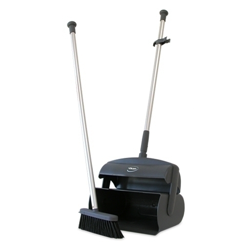 Set faras inchis cu matura si racleta 1050 mm, gri - Vikan