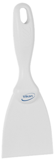 Scraper 75 mm, metal detectabil, verde - Vikan alb 