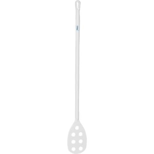 Spatula cu gauri metal detectabila Ø31 mm, 1200 mm, albastru inchis - Vikan alb 