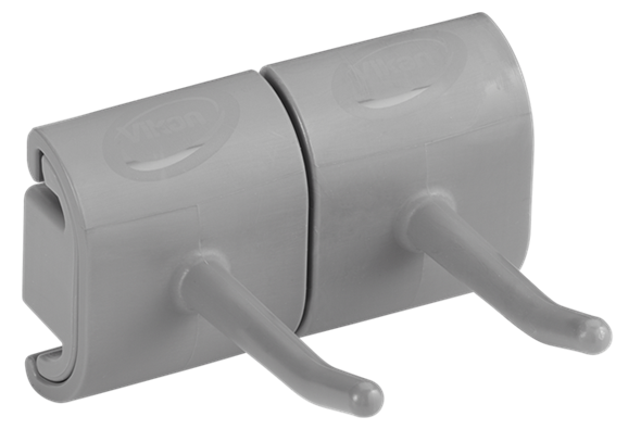 Suport perete (carlig) Hygienic 2 produse 82 mm, roz - Vikan gri 
