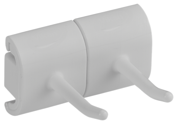 Suport perete (carlig) Hygienic 2 produse 82 mm, roz - Vikan alb 