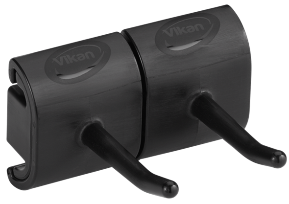 Suport perete (carlig) Hygienic 2 produse 82 mm, roz - Vikan negru 