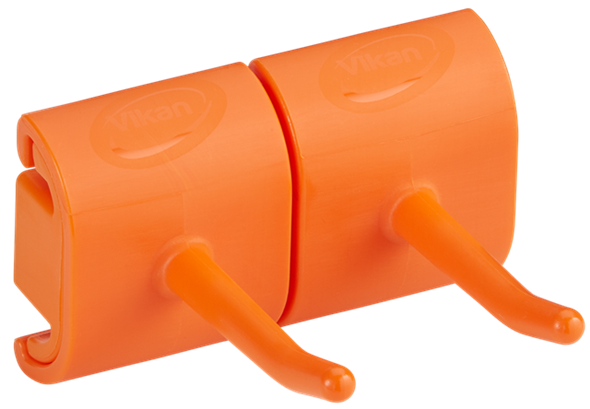 Suport perete (carlig) Hygienic 2 produse 82 mm, roz - Vikan portocalie 