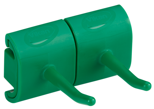 Suport perete (carlig) Hygienic 2 produse 82 mm, roz - Vikan verde 