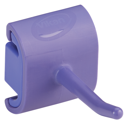 Suport perete (carlig) Hygienic 1 produs 41,5 mm, roz - Vikan violet 