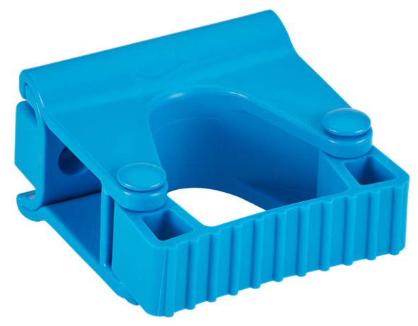 Suport perete (clema cauciuc) Hygienic 1 produs 82 mm, roz - Vikan albastru 