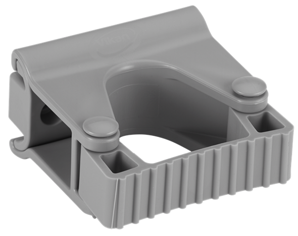 Suport perete (clema cauciuc) Hygienic 1 produs 82 mm, roz - Vikan gri 