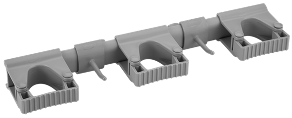 Suport perete Hygienic Hi-Flex 3-5 produse 420 mm, roz - Vikan gri 