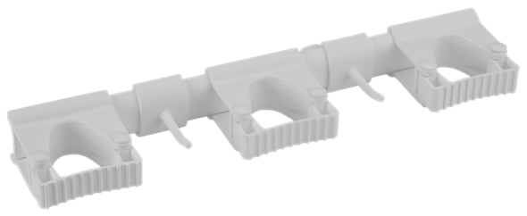 Suport perete Hygienic Hi-Flex 3-5 produse 420 mm, roz - Vikan alb 