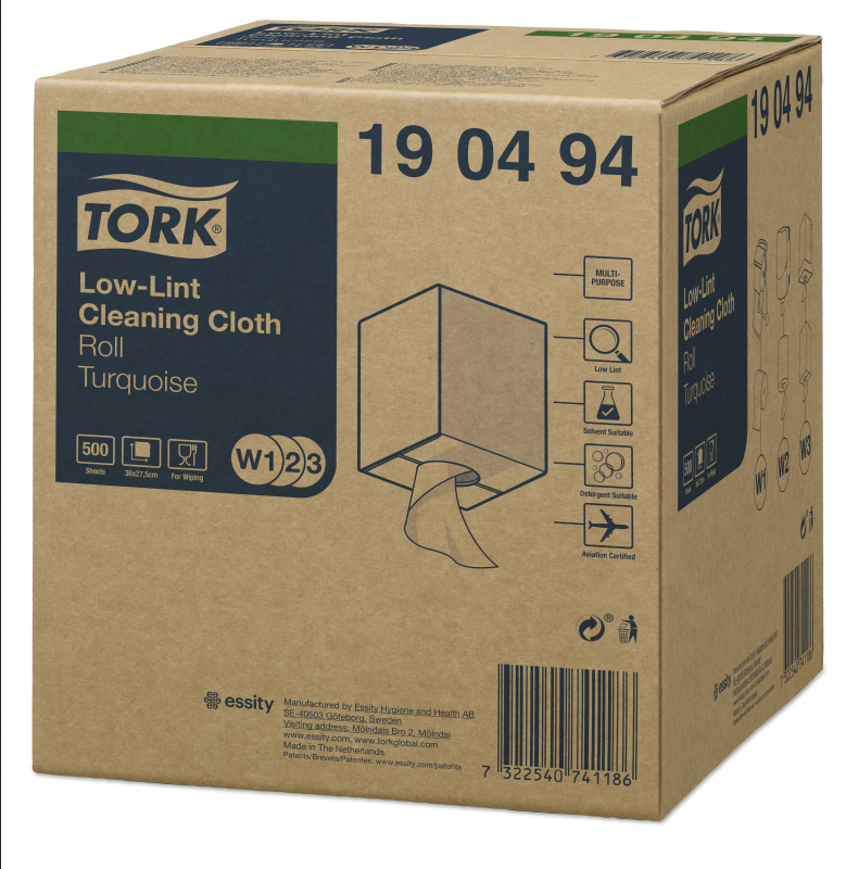 Laveta industriala pentru stergeri diverse Low-Lint - Tork 