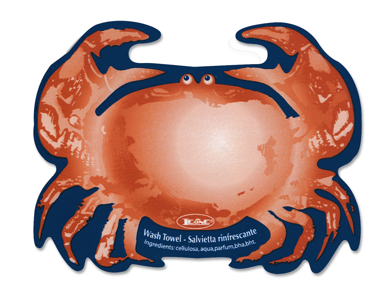 Servetele umede Crab, 11 x 7cm, 500 buc - Leone