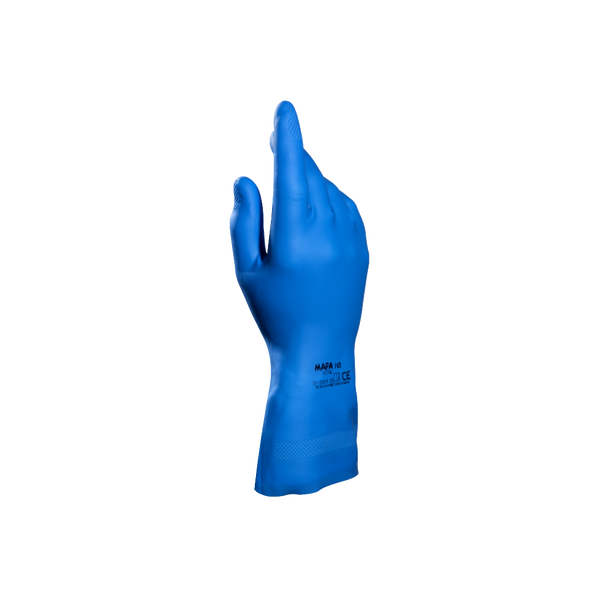 Manusi reutilizabile latex natural, albastru - Vital 165 - Spontex