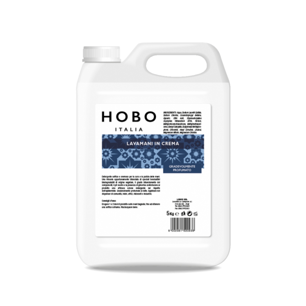 Sapun lichid cu pH neutru, Hobo Lavamani in crema, Liber