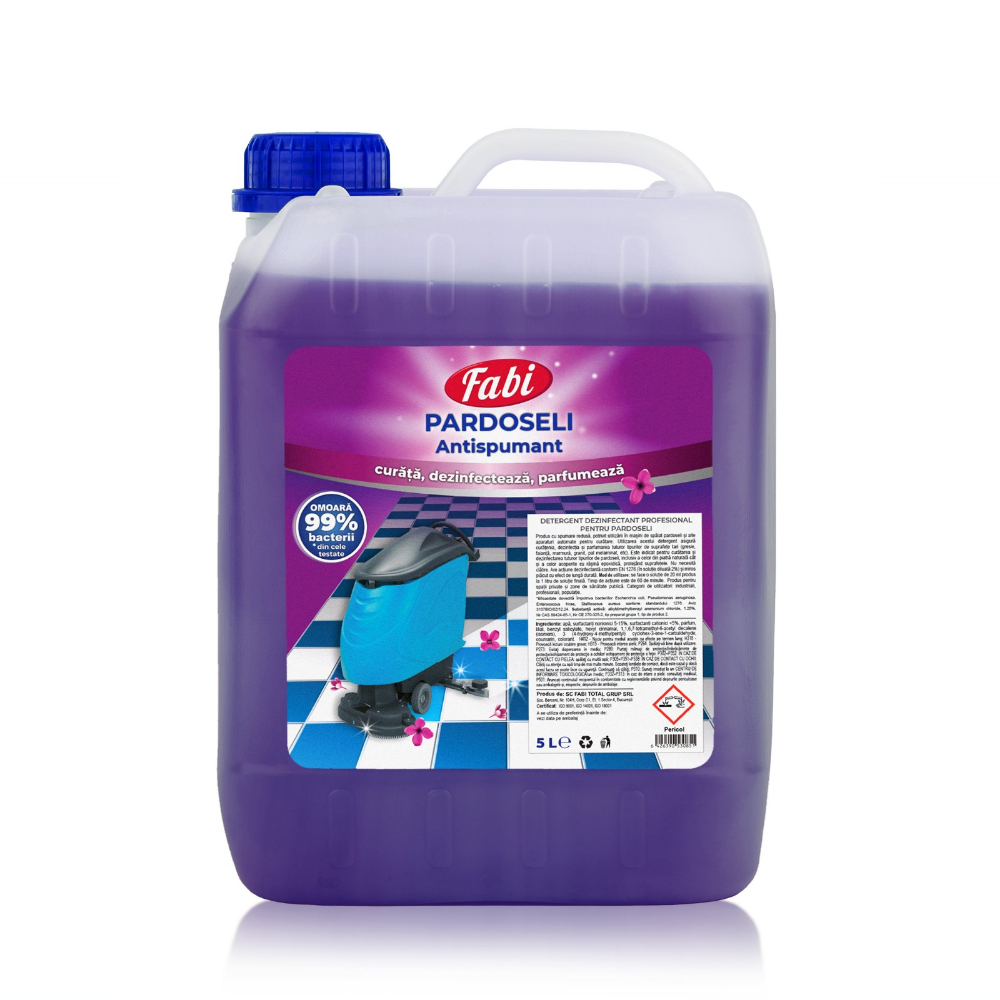 Detergent dezinfectant antispumant pentru pardoseli - Fabi