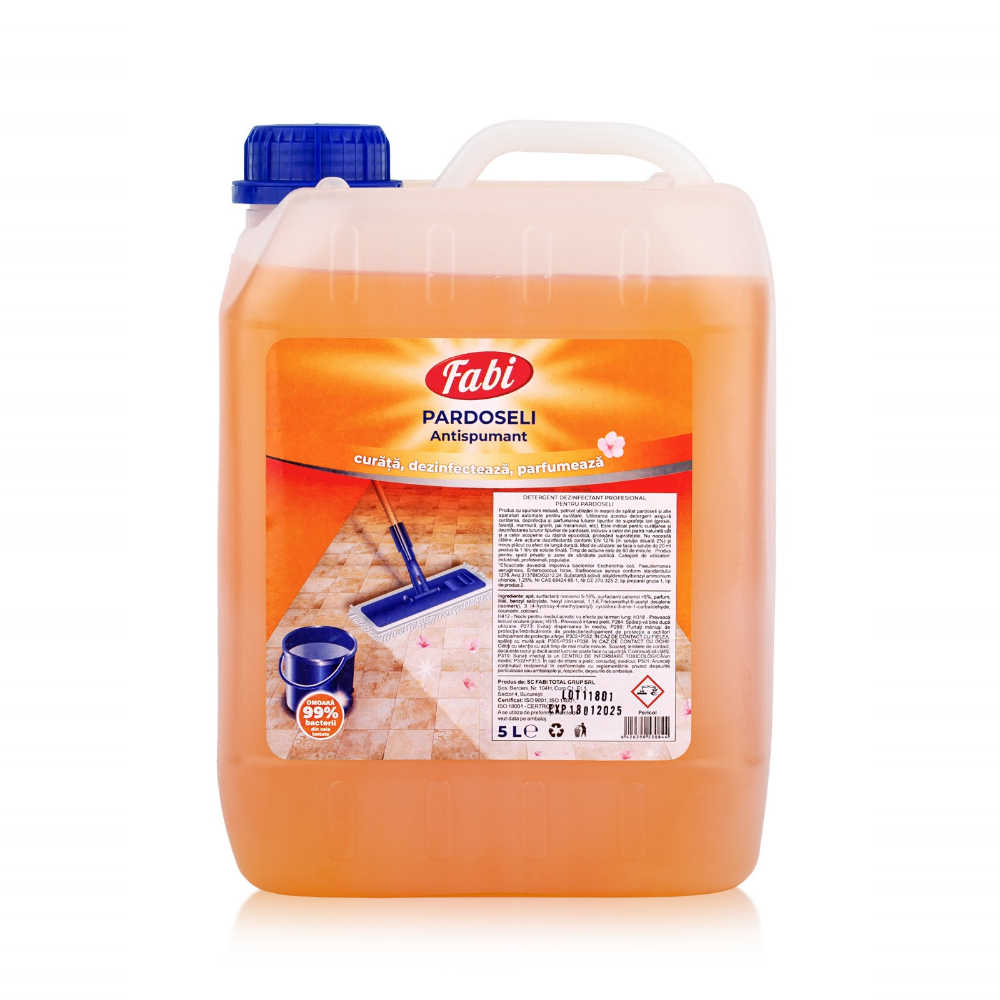 Detergent dezinfectant pentru pardoseli antispumant - Fabi