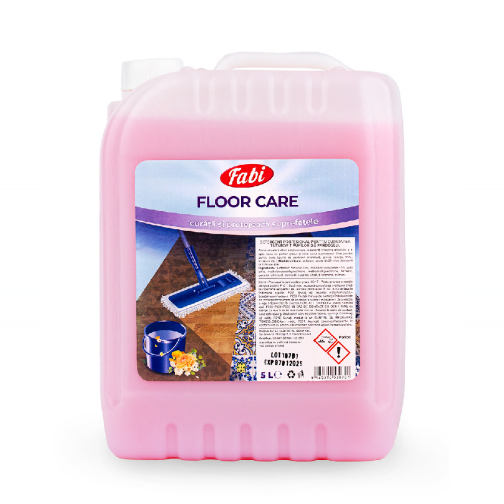 Detergent pentru pardoseli, Floor Care, 5 L - Fabi