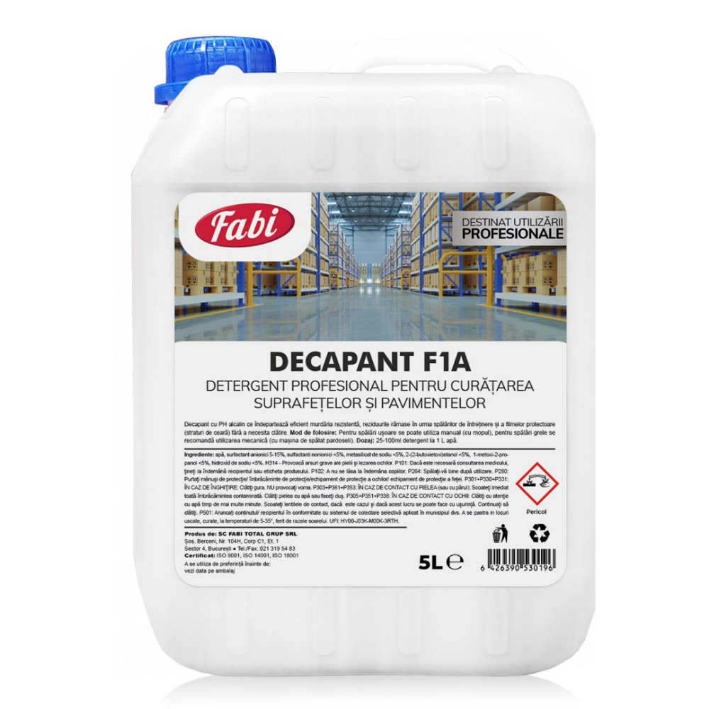 Decapant F1A, 5 L - Fabi