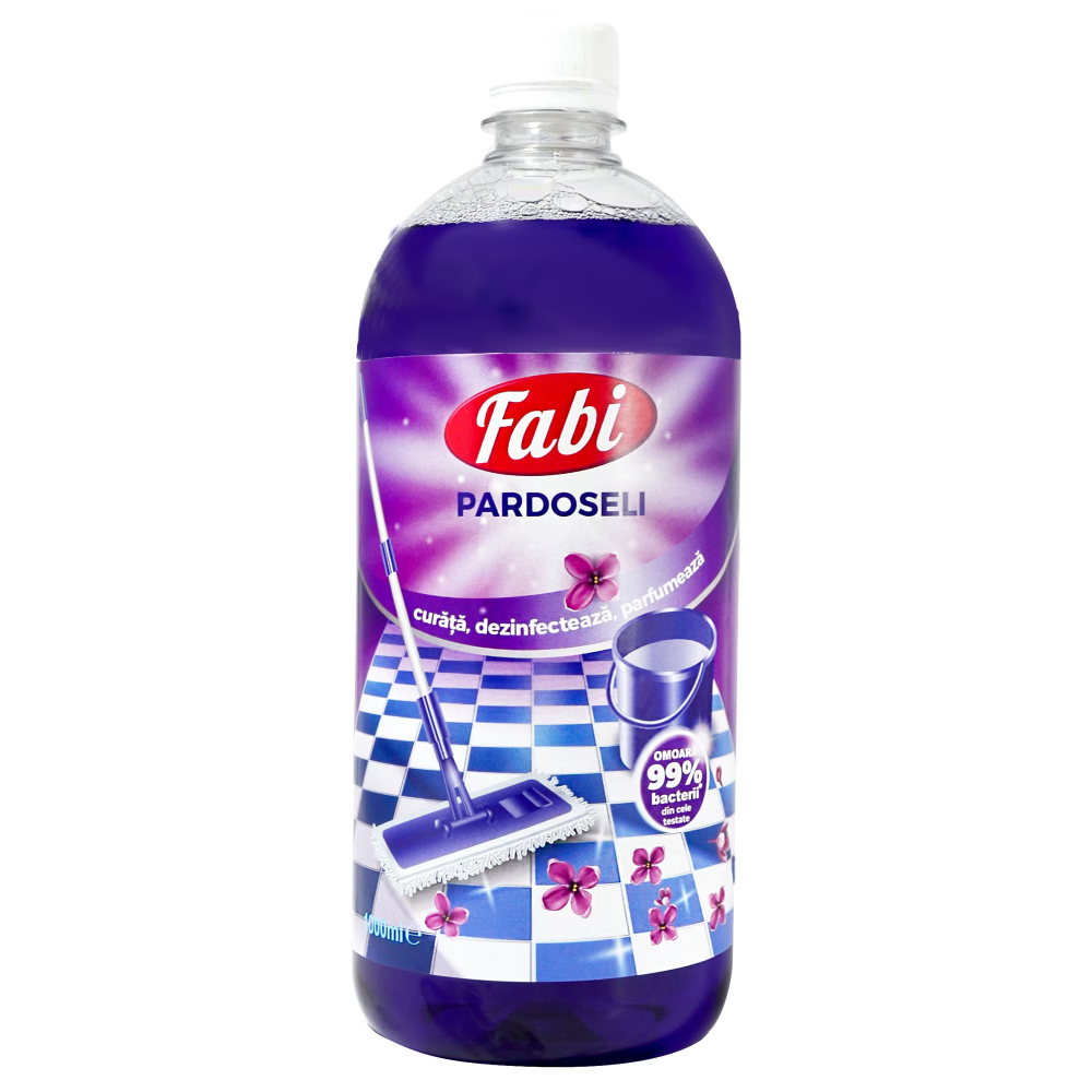 Detergent dezinfectant pentru pardoseli, 1 L - Fabi