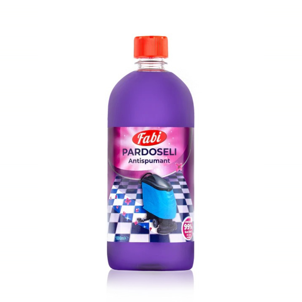 Detergent dezinfectant antispumant pentru pardoseli, 1 L - Fabi