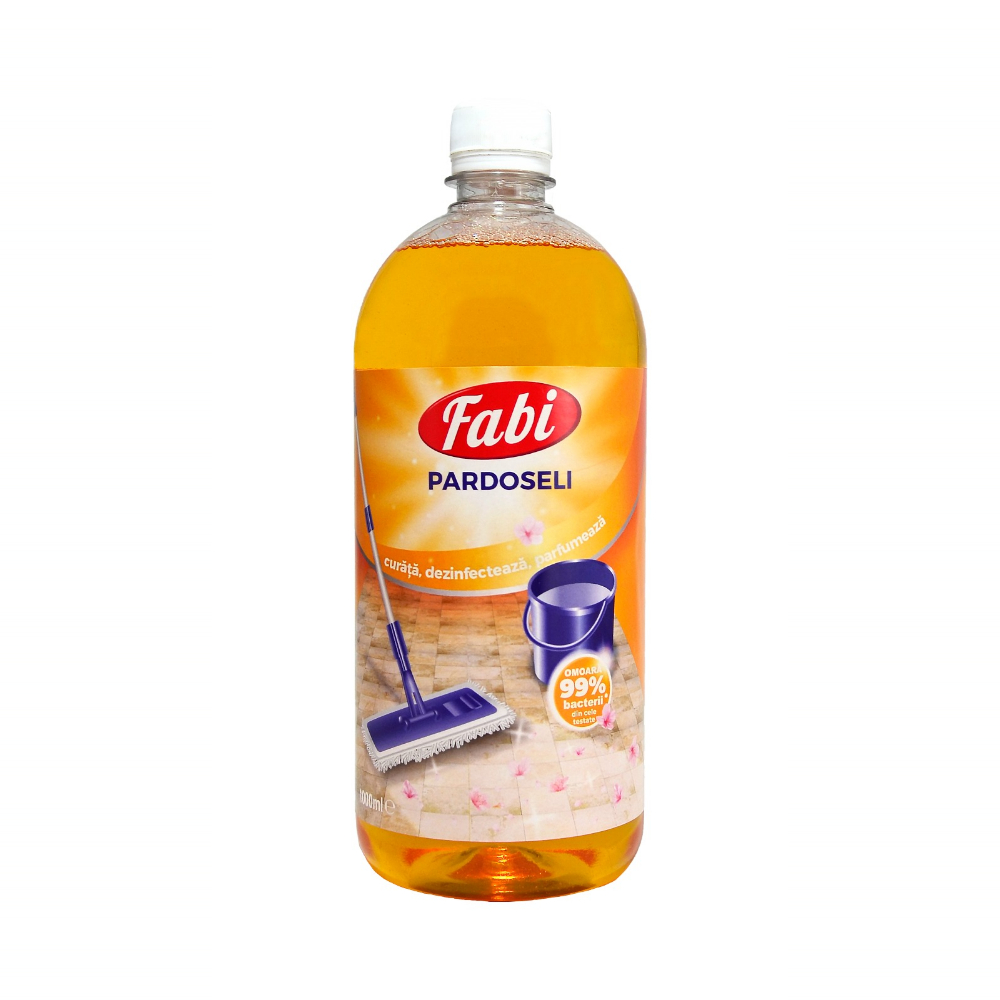 Detergent dezinfectant pentru pardoseli, 1 L - Fabi