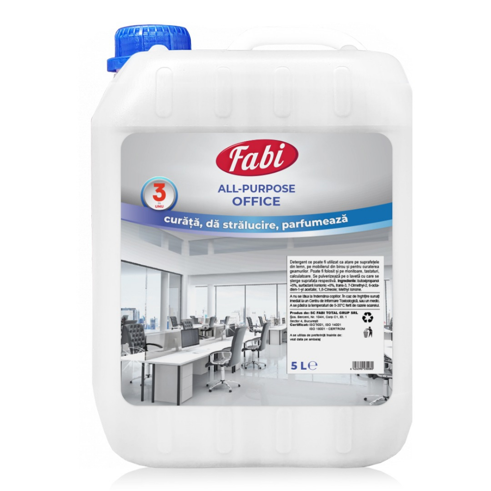 Detergent pentru suprafete birou, 5 L - Fabi