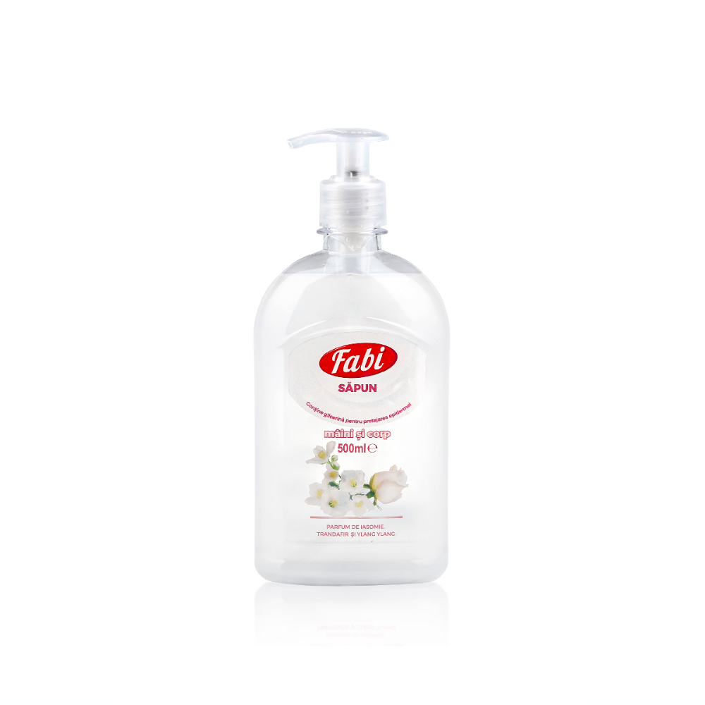 Sapun lichid alb, 500 ml - Fabi