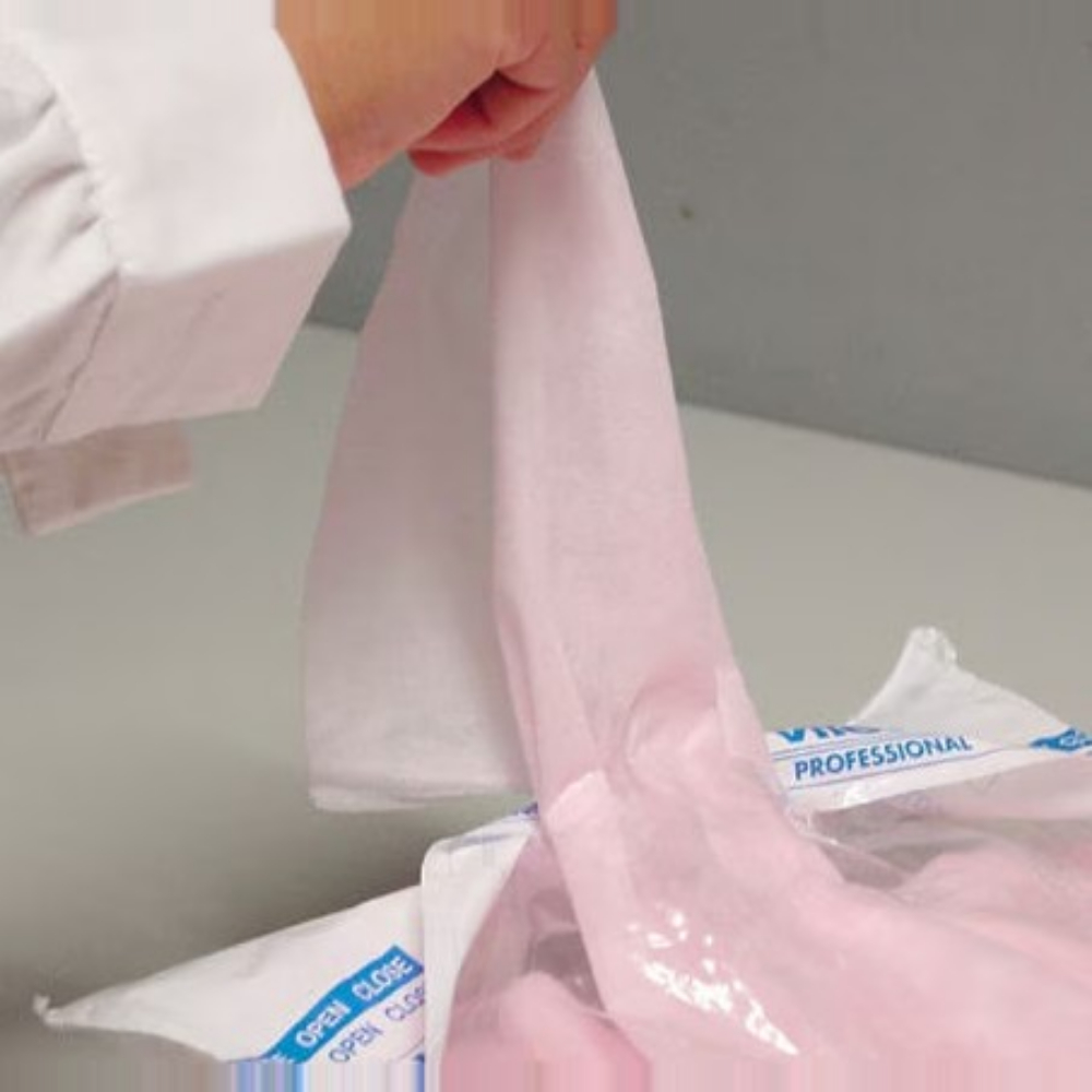 Mop plat unica folosinta Dust High Performance, 60 x 24 cm, roz - Vileda Professional