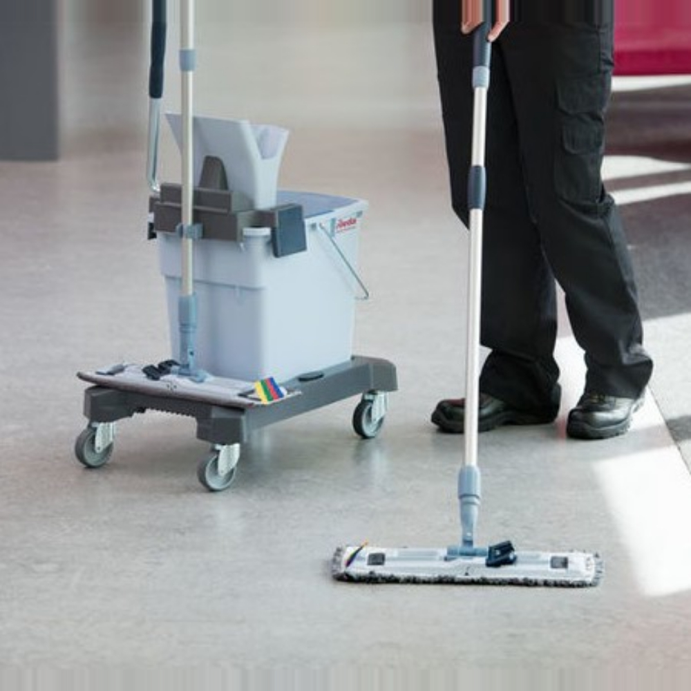 Carucior cu storcator UltraSpeed Pro Single, 25 L, gri - Vileda Professional