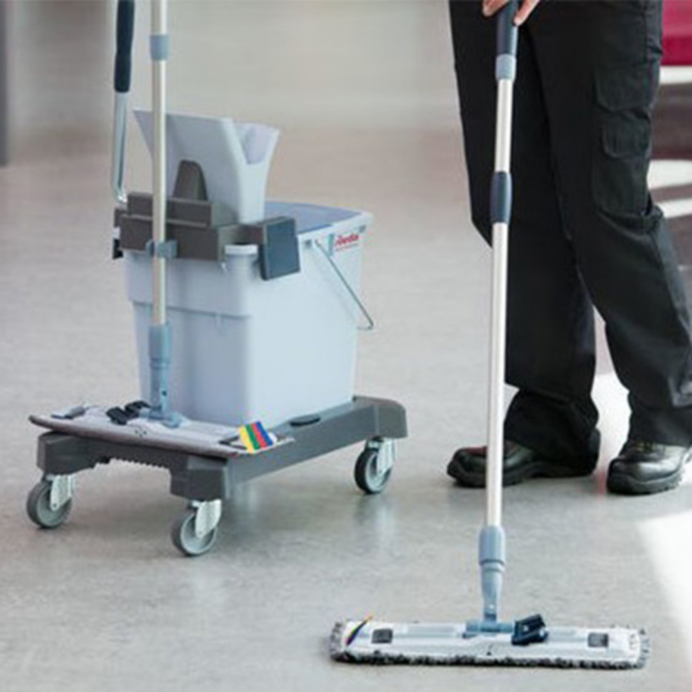 Kit carucior UltraSpeed PRO cu doua galeti 25l/6l si presa verticala - Vileda Professional