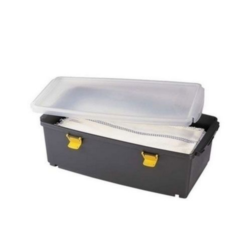Galeata Moboxx cu clips, antracit/rosie - Vermop galben 