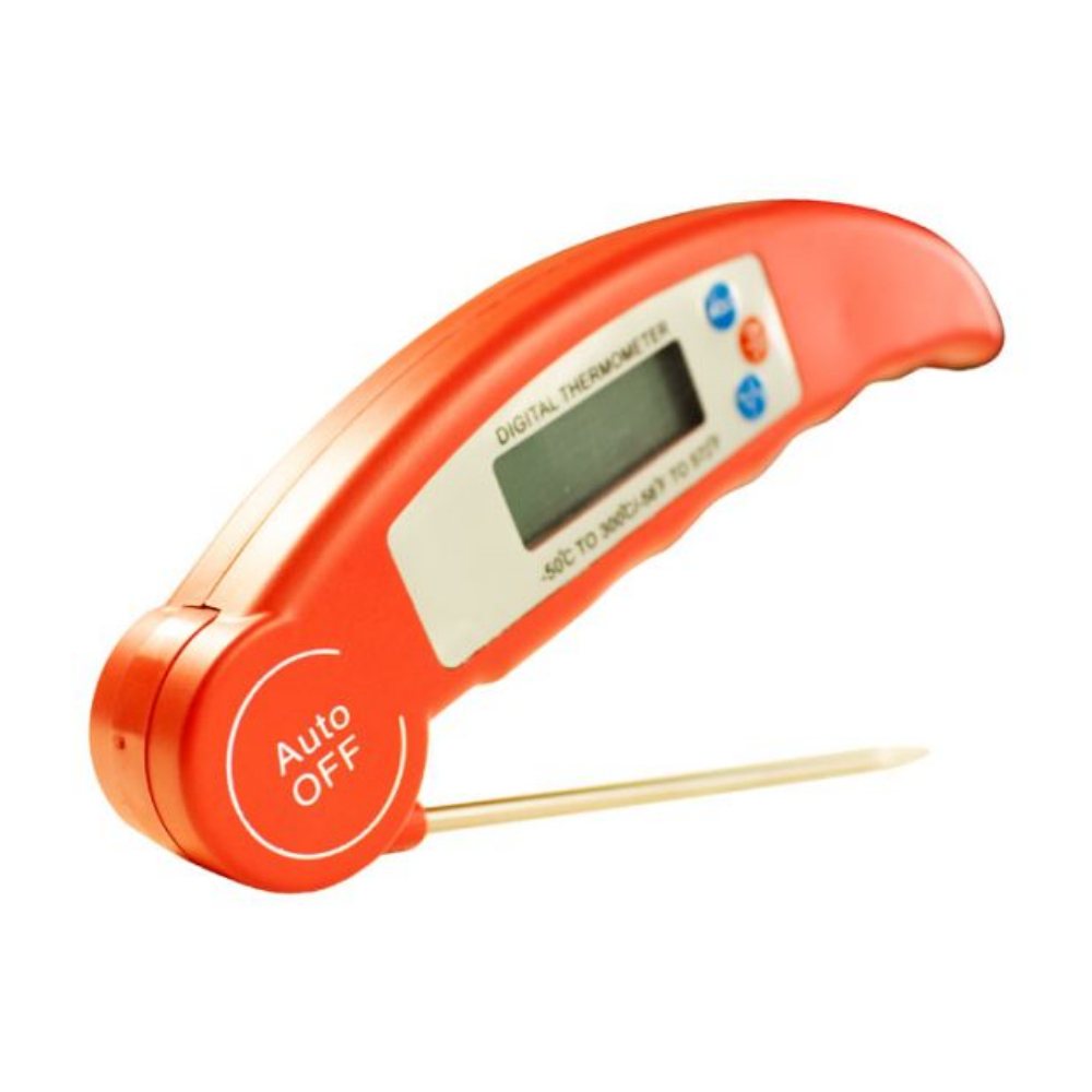 Termometru pentru alimente, metal detectabil - Detectamet rosu 